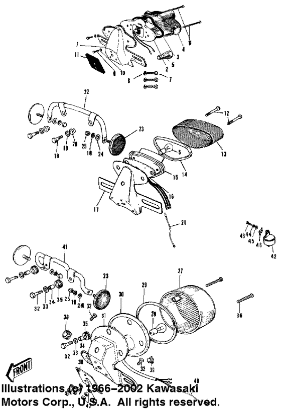  Taillight unit ass`y