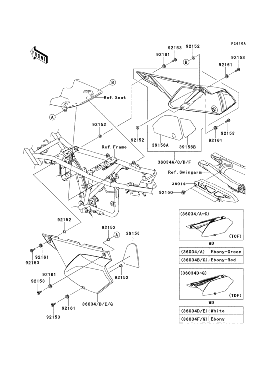 Side covers/chain cover(1/2)(tcf/tdf)