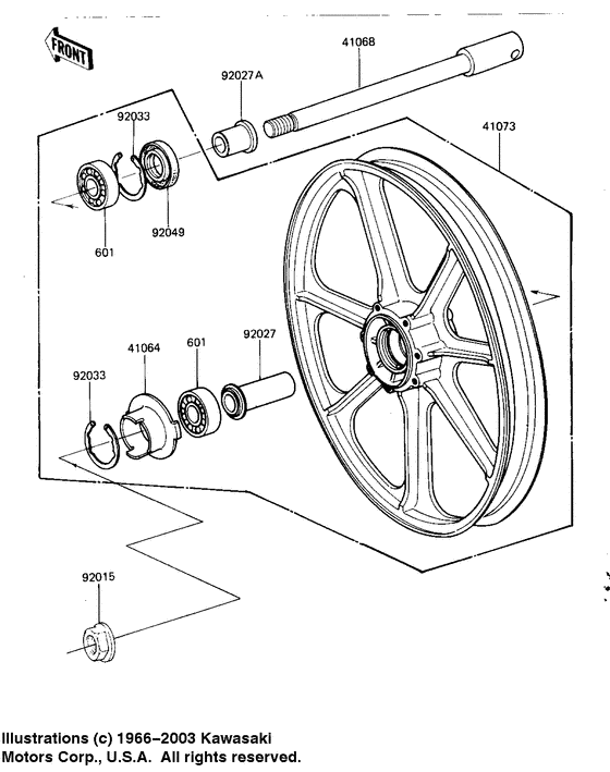 Front wheel/hub