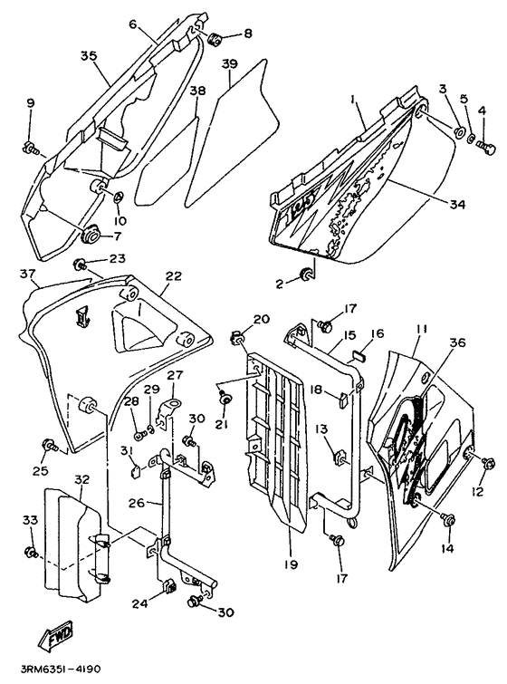 Side cover / oil tank
