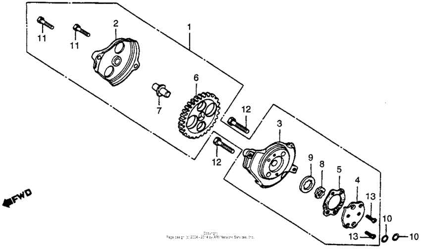 XR80 Масляный насос