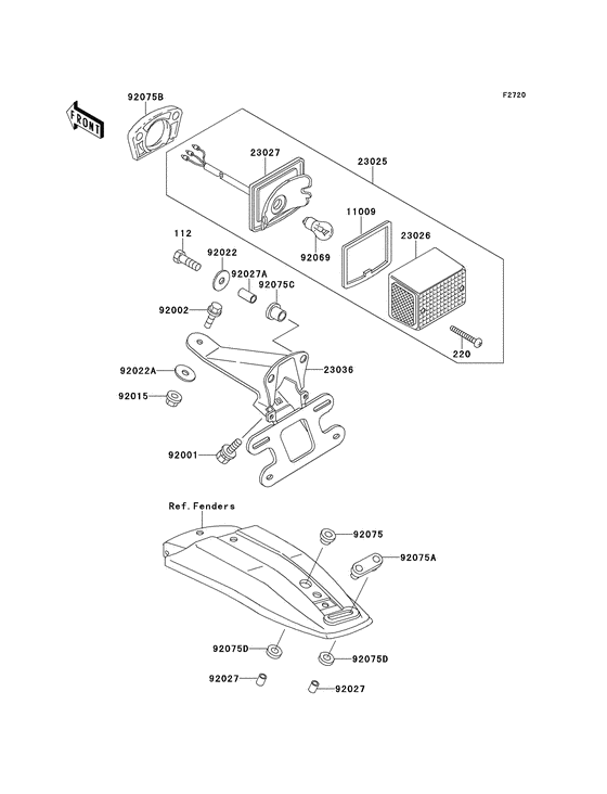 Taillight unit ass`y