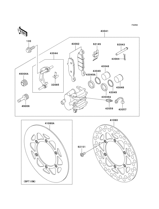 Front brake(d1-d3)