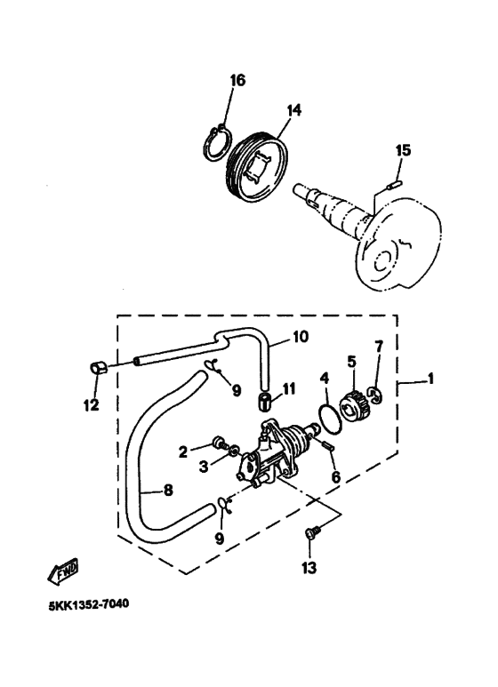 YN100 Маслонасос