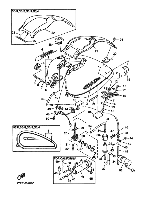 XVZ13LT XVZ13LTK Tank fuel