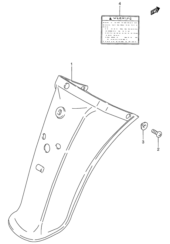 FB80 Заднее крыло