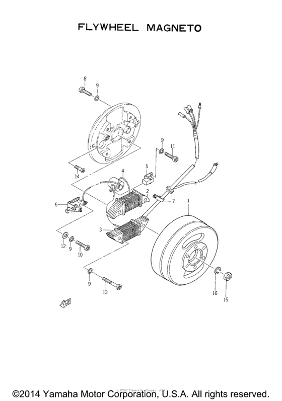Flywheel magneto