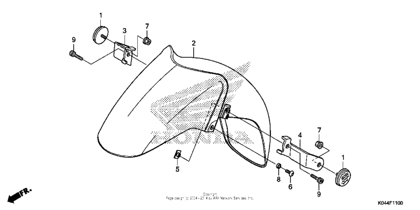 NSS300 Переднее крыло