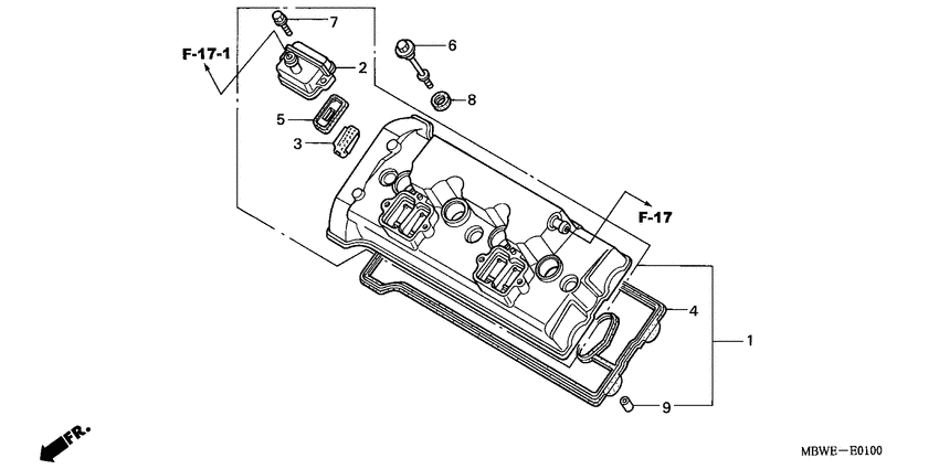  Крышка головки цилиндров
