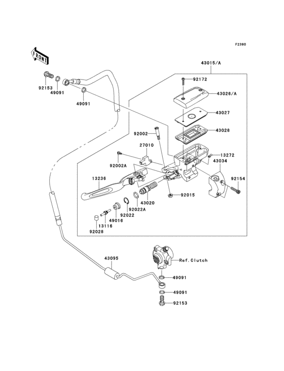 VN1700 Цилиндр сцепления