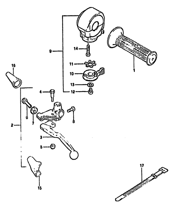 Left handle switch