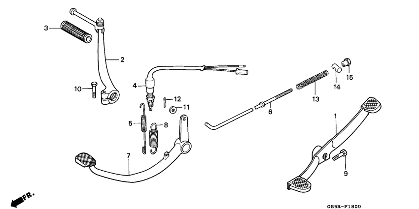 Brake pedal assy