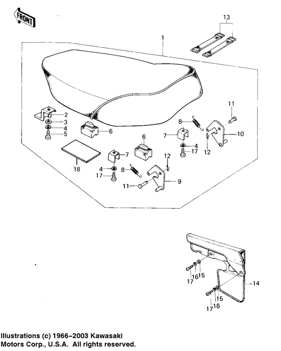 Seat/chain cover