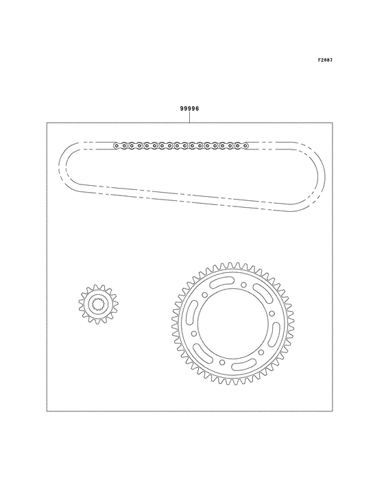 ZX1100 Цепное звено