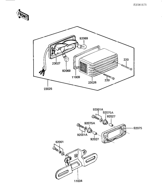 Taillight unit ass`y