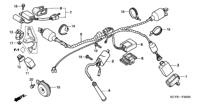 Wire harness/ ignition coil
