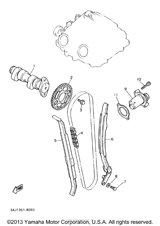 XT600EEC Цепь механизма газораспределения