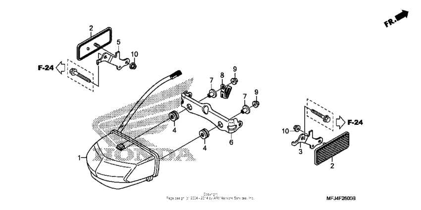 CBR600RR (ABS) Фонарь