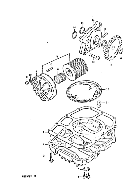 Oil pump - oil filter