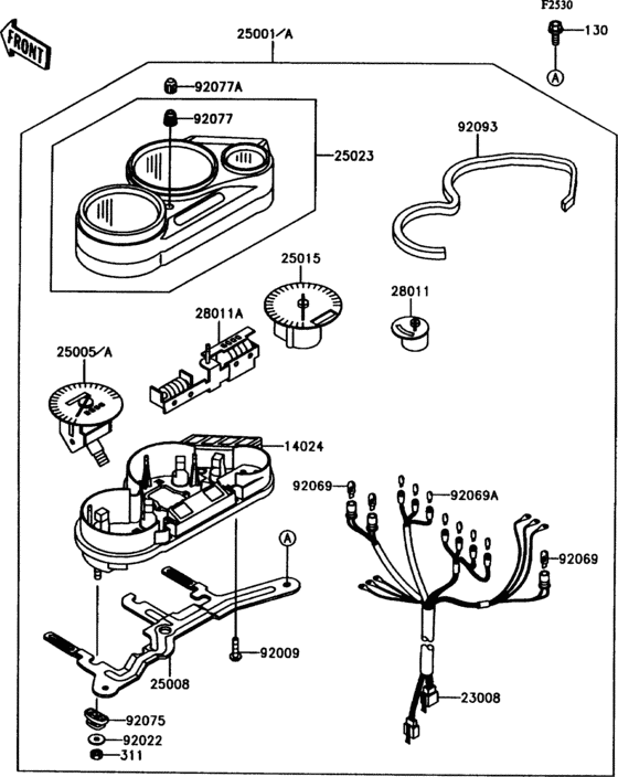 ZX1100 Приборы
