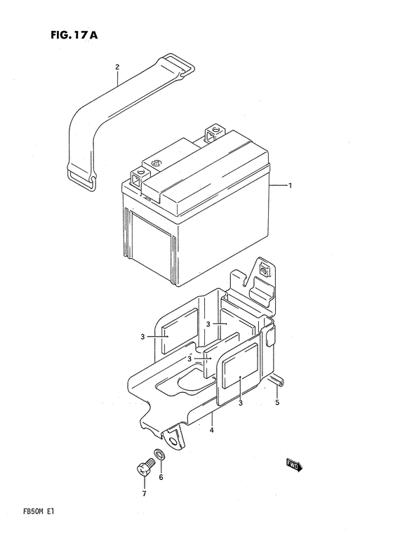 FB50 Аккумулятор