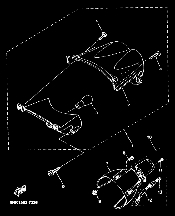 Taillight unit ass`y