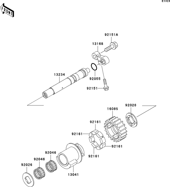 ZX1200 Валансирный вал