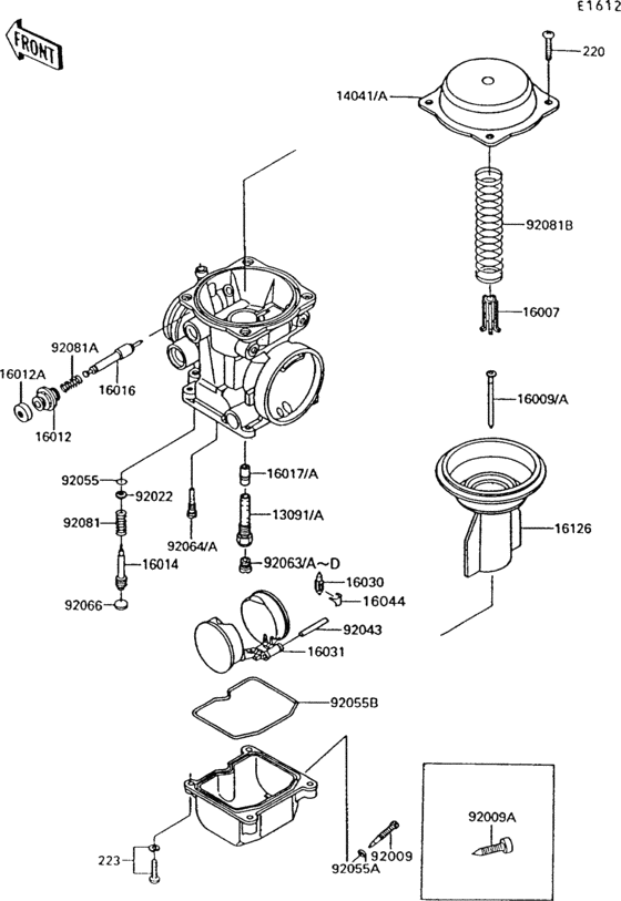 Carburetor parts(1/2)