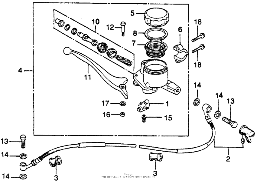 Cb400ti front brake + master cylinder
