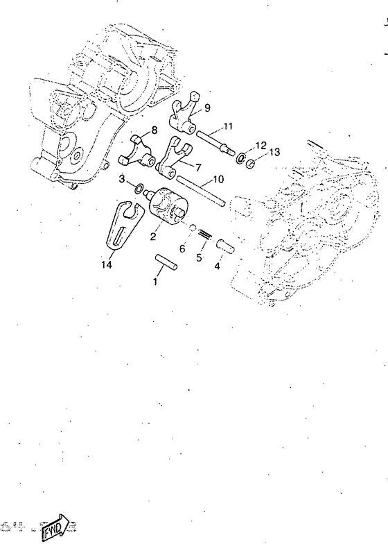 DT50R Leva de cambio . horq
