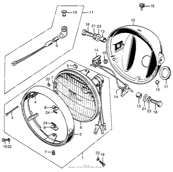 Headlight + headlight case