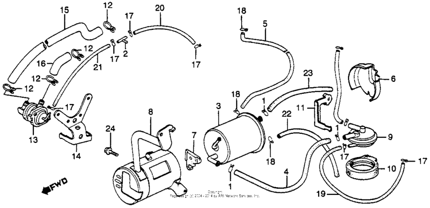 CB450S Canister 85-86