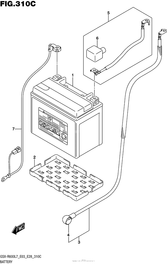 Battery (Gsx-R600L7 E33)