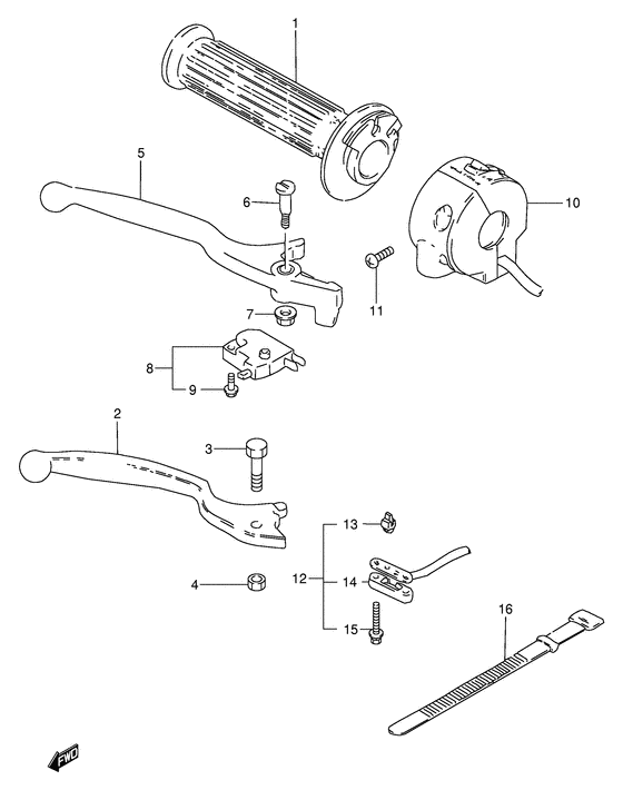 Right handle switch