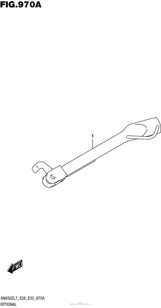 AN650Z Optional (Prop Stand)