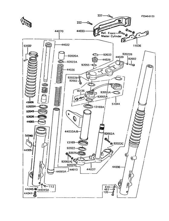 Front fork(1/2)