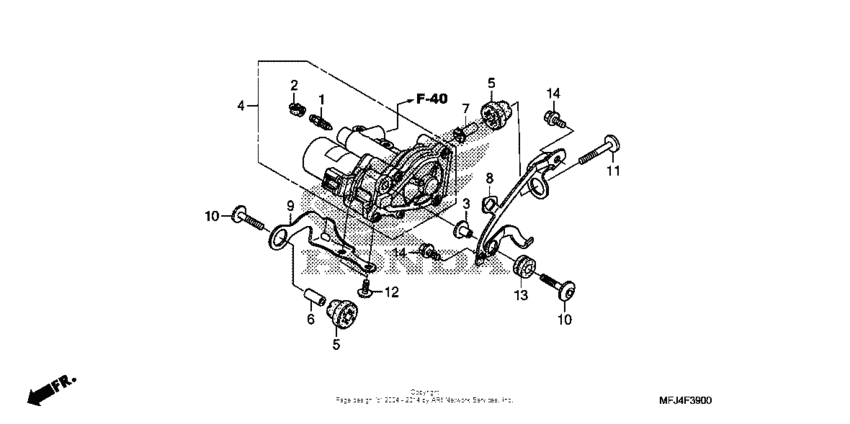 Rear power unit (cbr600ra)