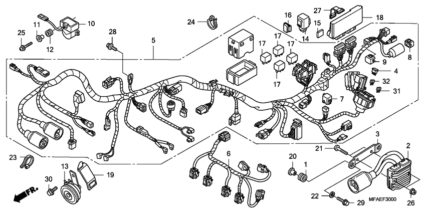 Harness wire
