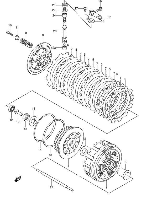 DR-Z400 Бендикс