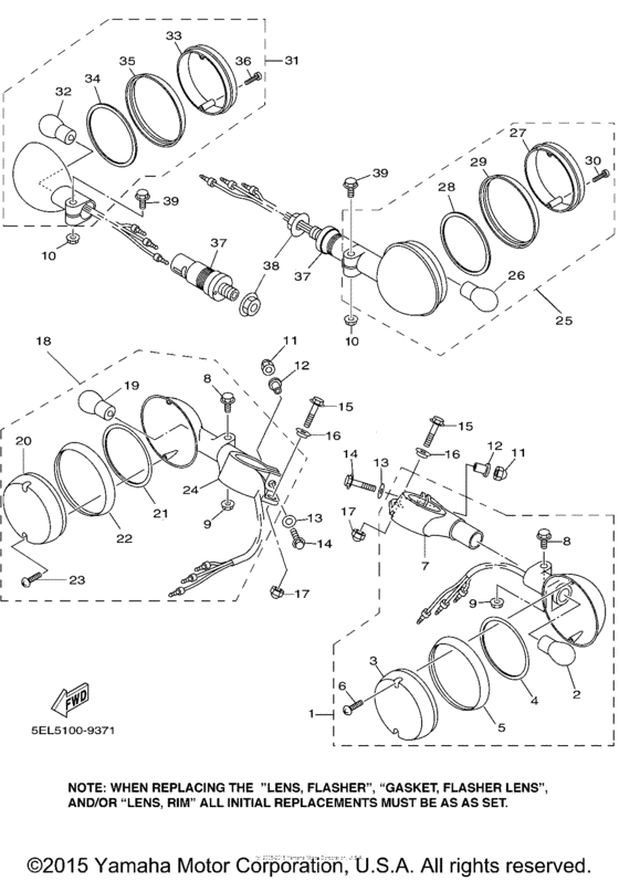 XVS1100L Поворотники