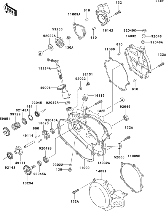  Engine cover(s)(1 / 2)(kx85-a3 / b3)