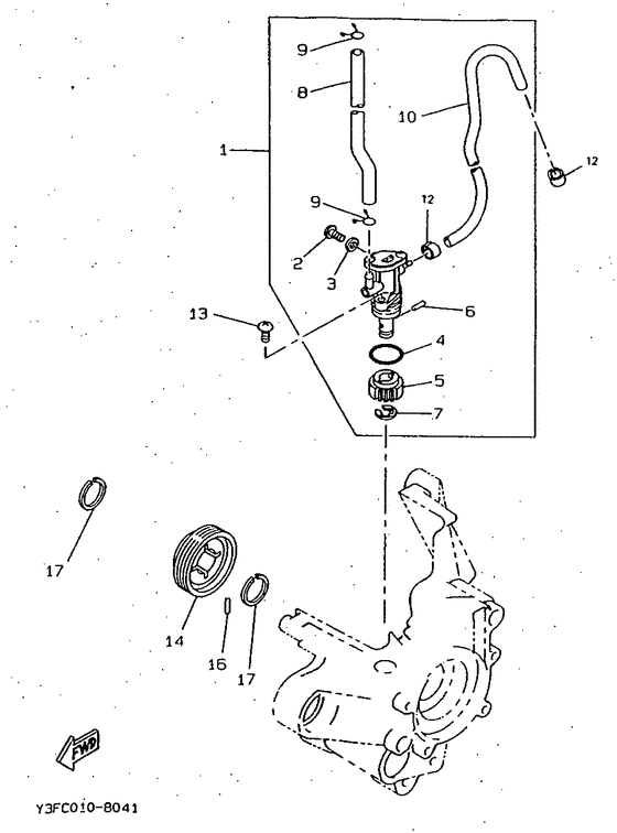 CW50 Масляный насос