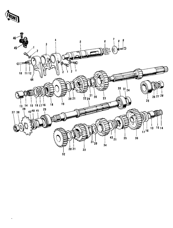 Transmission/change drum