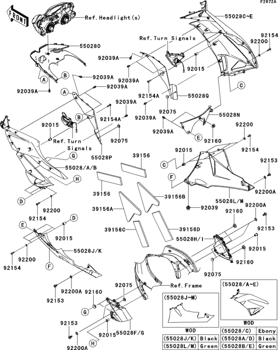 Cowling lowers(rcf/rdf)