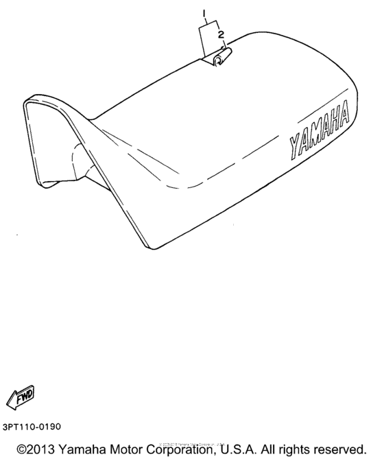 PW50P Сиденье