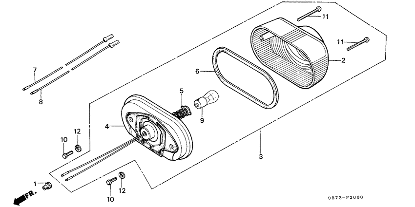 Taillight unit ass`y