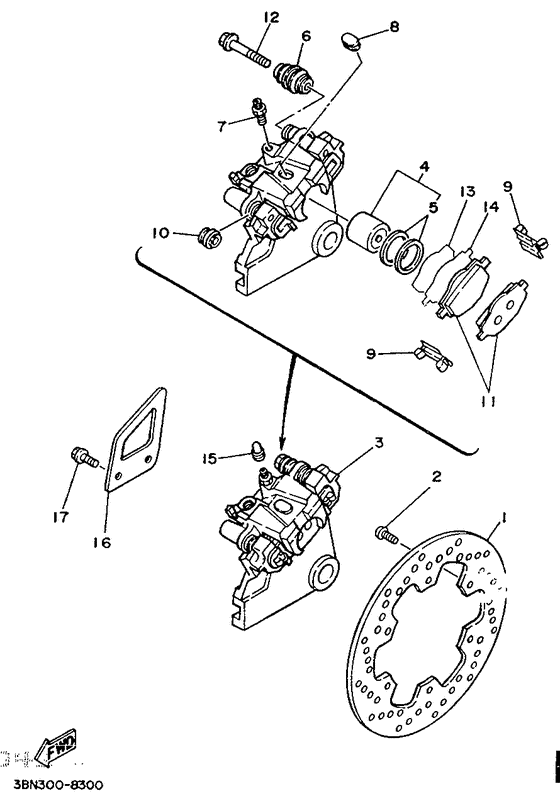  Задний суппорт