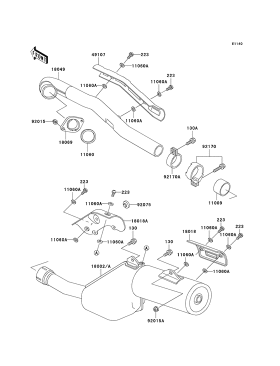 Muffler comp