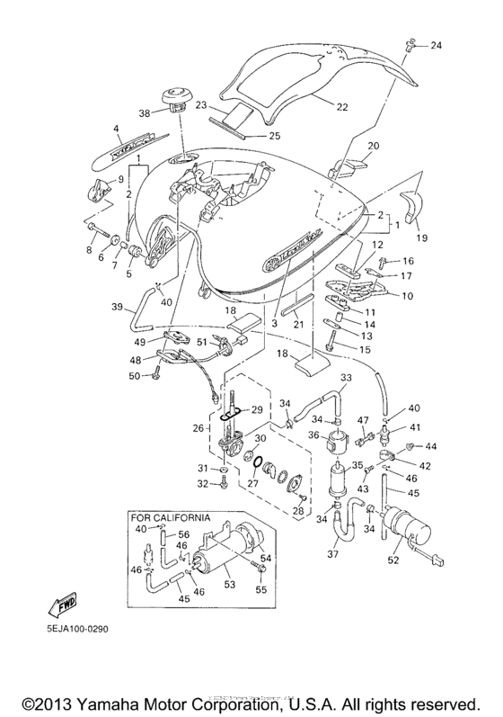 XVZ13ATM Топливный бак