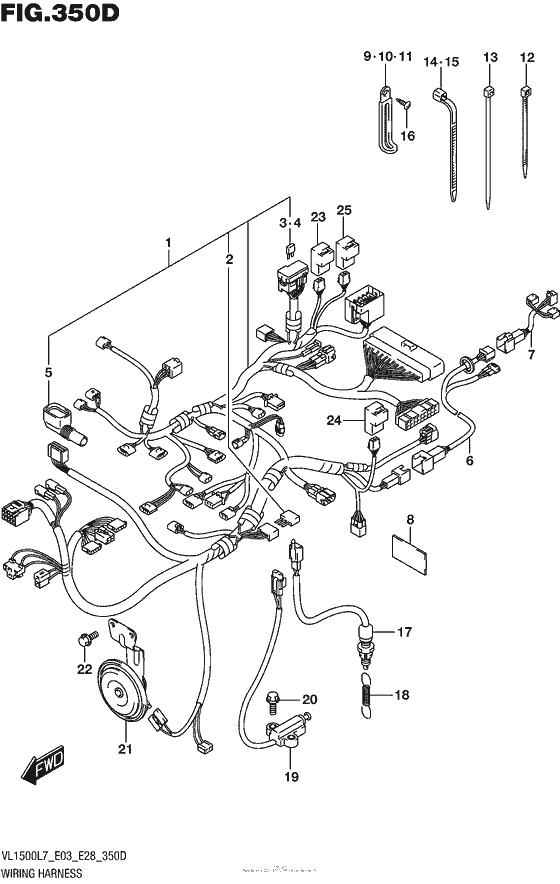 Wiring Harness (Vl1500Btl7 E28)